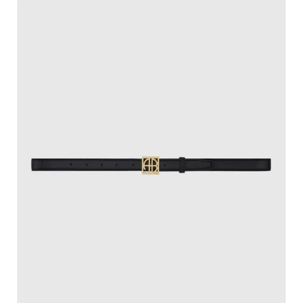 Bælter^Anine Bing Monogram Bælte Sort