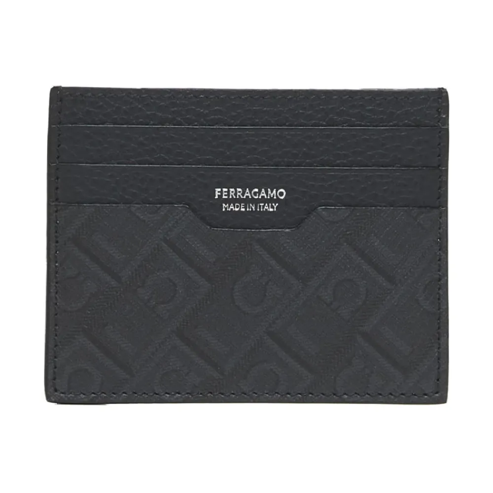 Punge & Kortholder^Ferragamo Monogram Card Holder Sort