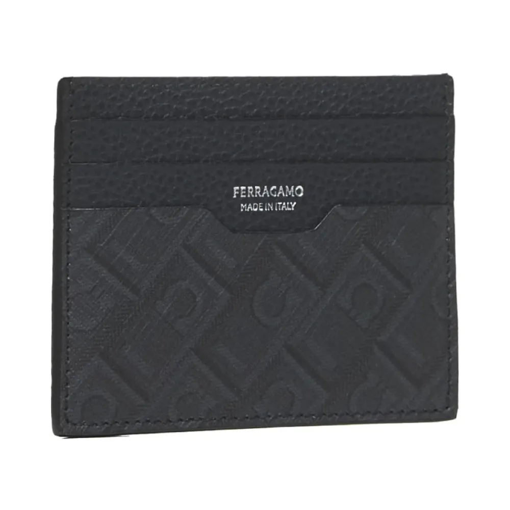 Punge & Kortholder^Ferragamo Monogram Card Holder Sort
