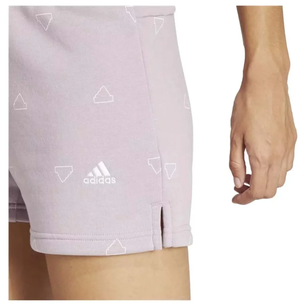 Træningsbukser & Tights<Adidas Monogram Graphic Fleece Shorts Pink