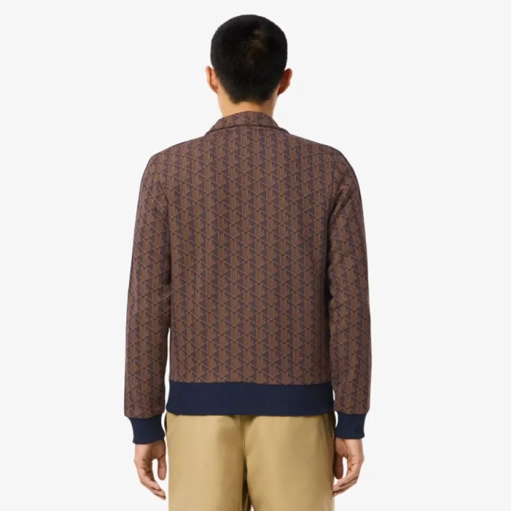 Træningsjakker^Lacoste Monogram Jacquard Zip Jacket Multifarvet