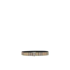 Bælter^Burberry Monogram Læderbælte Multifarvet