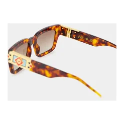 Solbriller^Casablanca Monogram Tortoiseshell Solbriller Brun