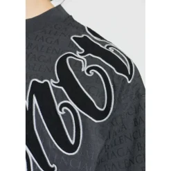 T-Shirts^Balenciaga Monogram T-Shirt Grå