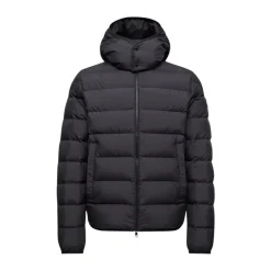 Jakker^Moncler Montbrocq Hooded Short Down Jacket Sort