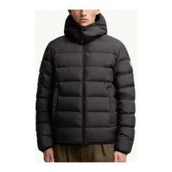 Jakker^Moncler Montbrocq Hooded Short Down Jacket Sort