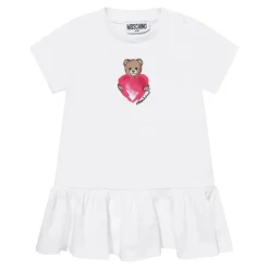 Kjoler & Nederdele<Moschino KIDS Kjoler Hvid