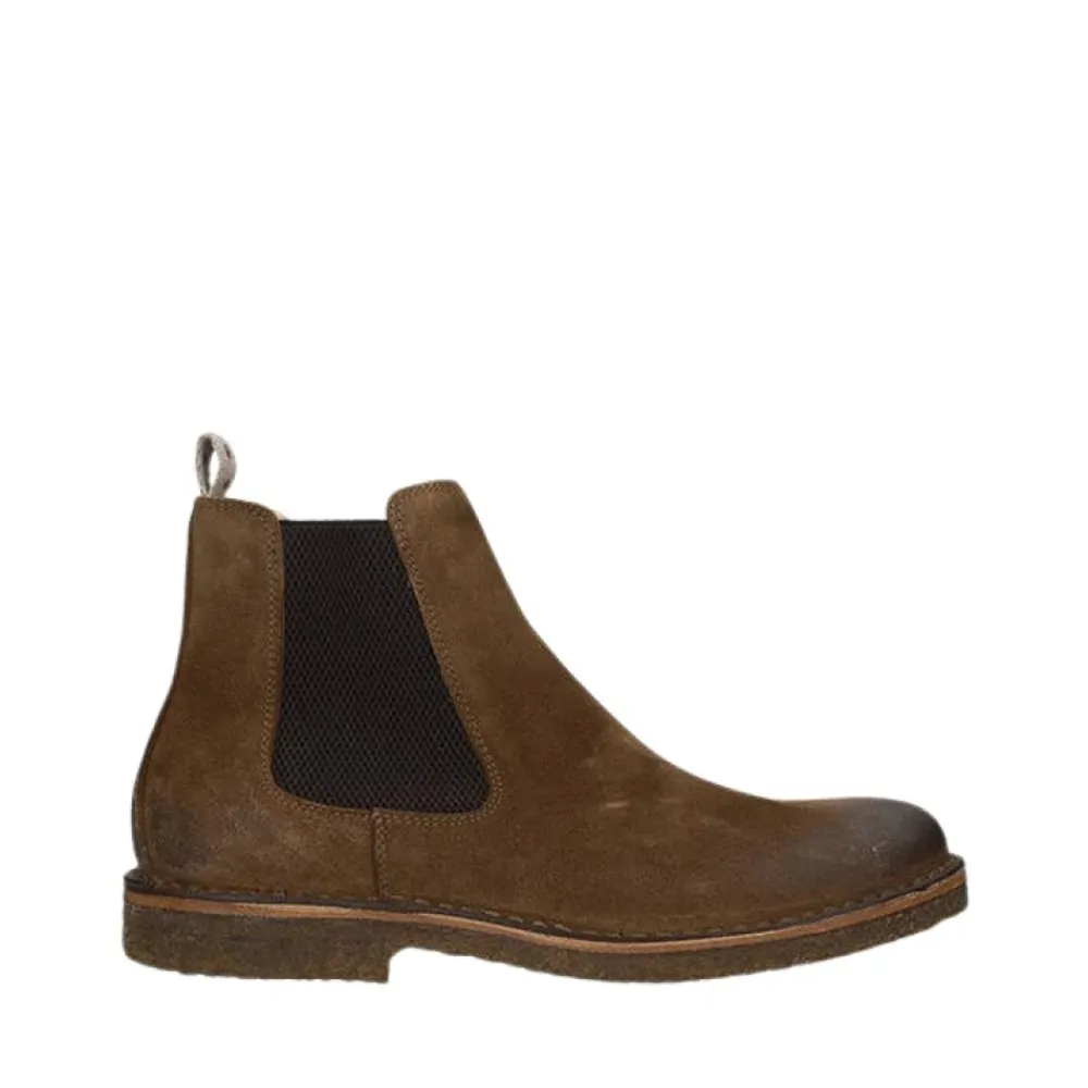 Chelsea Boots<ASTORFLEX Mørk Khaki Ankelstøvler Brun