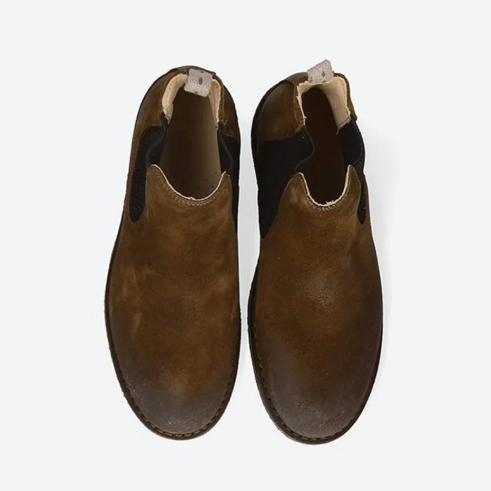 Chelsea Boots<ASTORFLEX Mørk Khaki Ankelstøvler Brun
