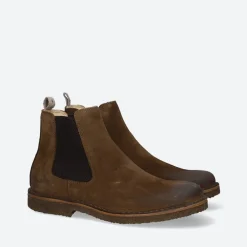 Chelsea Boots<ASTORFLEX Mørk Khaki Ankelstøvler Brun