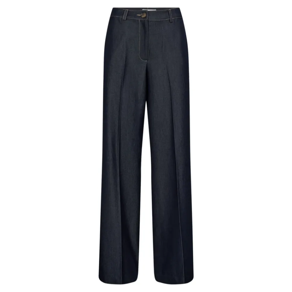 Bukser^Co'Couture Mørke Denim Bukser Terrycc Denim Pant Jakke Blå
