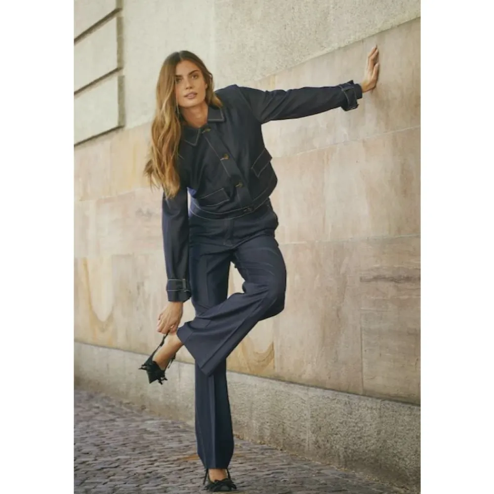 Bukser^Co'Couture Mørke Denim Bukser Terrycc Denim Pant Jakke Blå