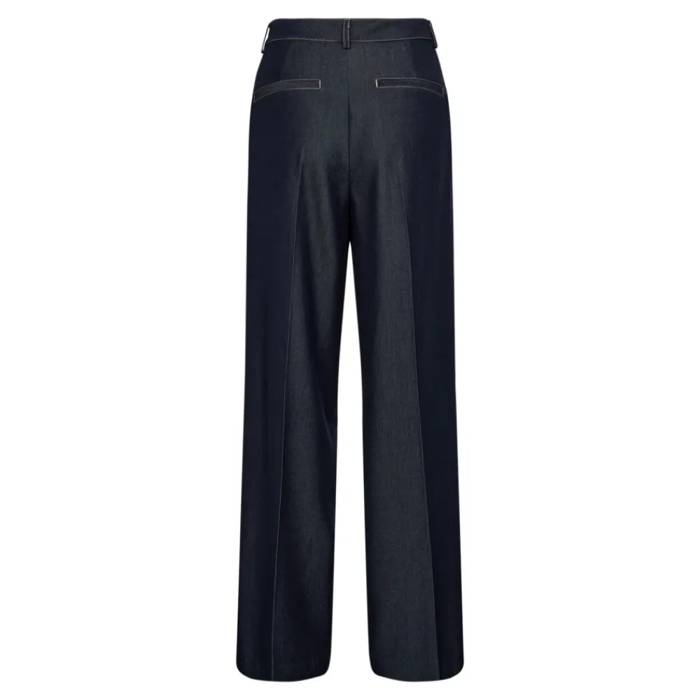 Bukser^Co'Couture Mørke Denim Bukser Terrycc Denim Pant Jakke Blå