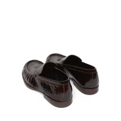 Loafers^Dries Van Noten Mørkee Patentlæder Slip-On Sko Brun