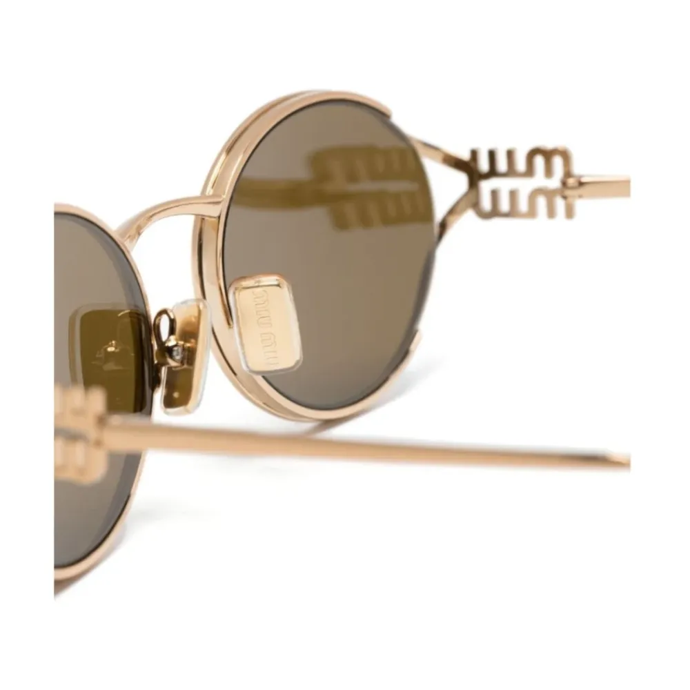 Solbriller<Miu Miu MU 52YS Solbriller Gul