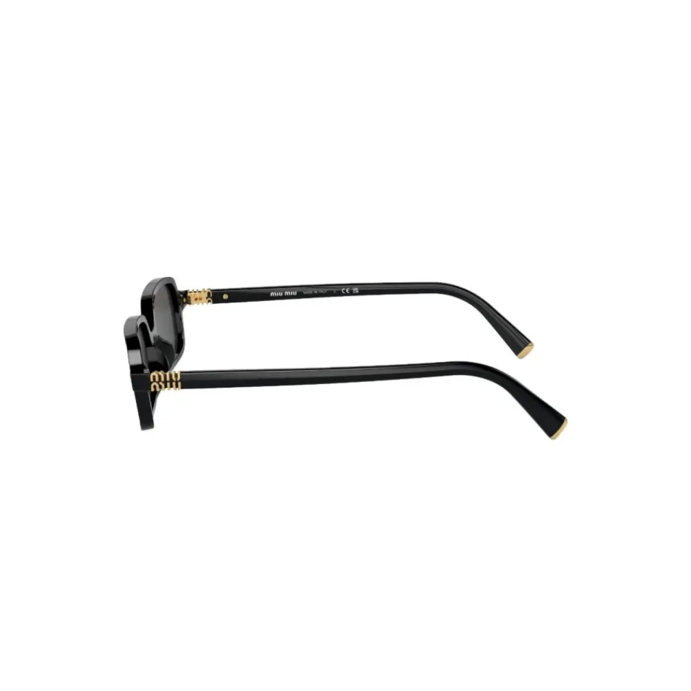 Solbriller<Miu Miu MU 11ZS 16K5S0 Solbriller Sort