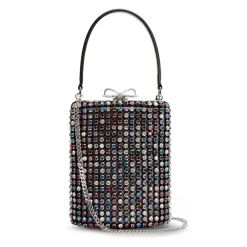 Bæltetasker<Self Portrait Multi Crystal Embellished Clutch Bag Multifarvet