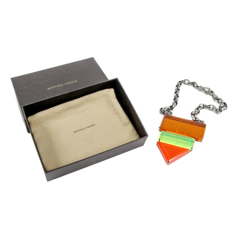 Smykker^Bottega Veneta Plexiglas Halskæde Multifarvet