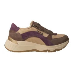 Træningssko^Mephisto Ruskind Dames Afslappet Sneaker Laonie Multifarvet