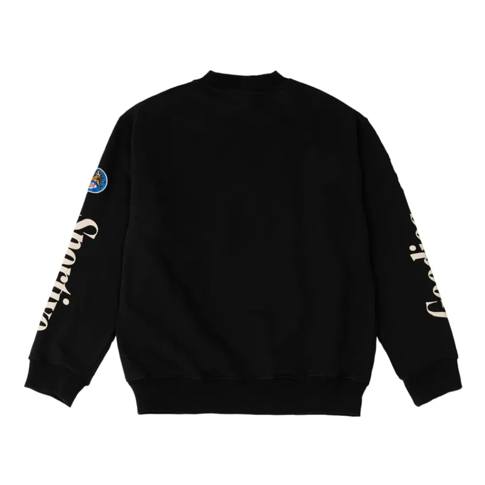 Sweatshirts<Goodies Sportive Multipatches Premium Crewneck Sort