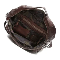Tasker^Campomaggi Multi-pocket Læder Rygsæk Brun