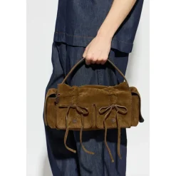 Tasker|Håndtasker^Acne Studios Multipocket Suede S Brun