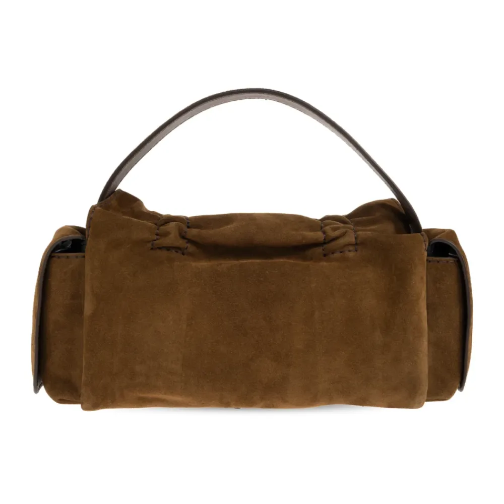 Tasker|Håndtasker^Acne Studios Multipocket Suede S Brun