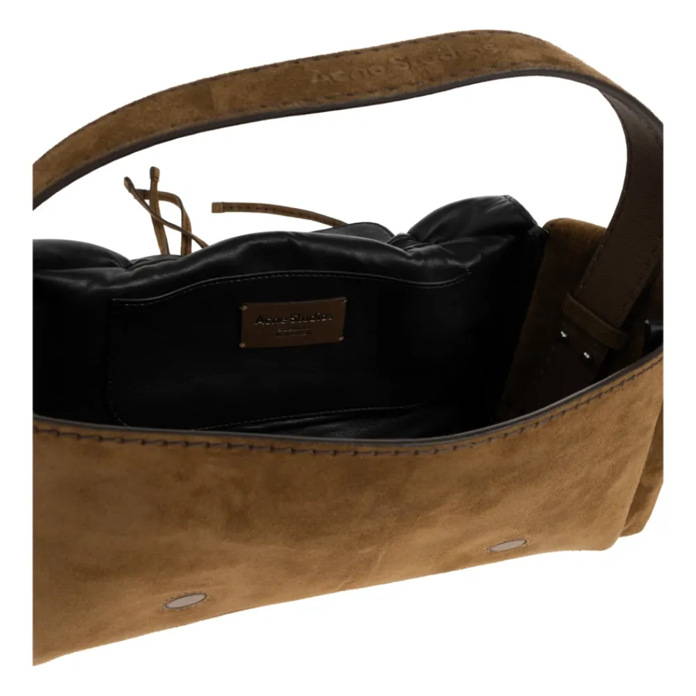 Tasker|Håndtasker^Acne Studios Multipocket Suede S Brun