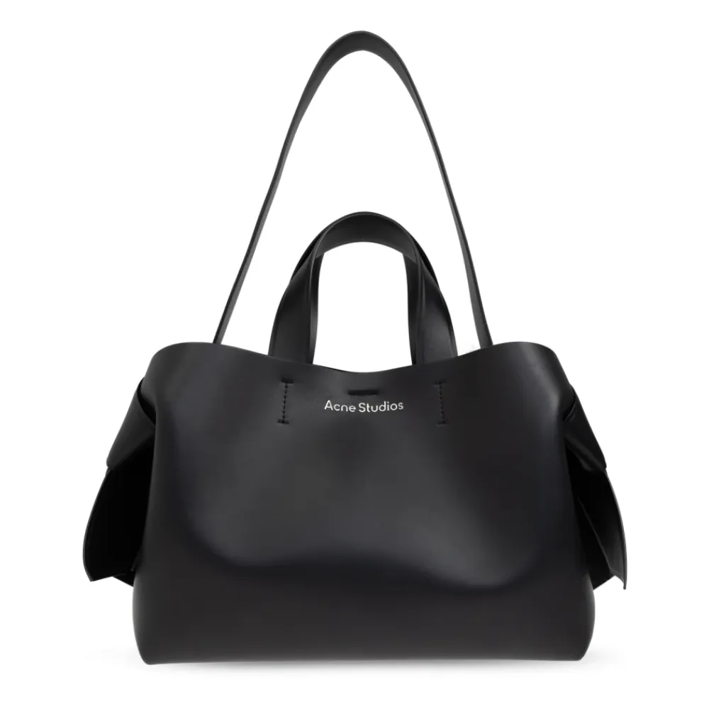 Indkøbstasker^Acne Studios Musubi Midi Shopper Taske Sort