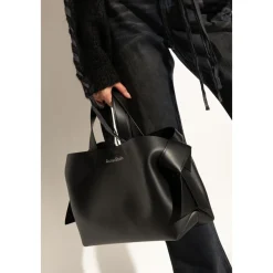Indkøbstasker^Acne Studios Musubi Midi Shopper Taske Sort
