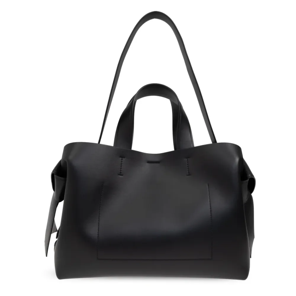 Indkøbstasker^Acne Studios Musubi Midi Shopper Taske Sort