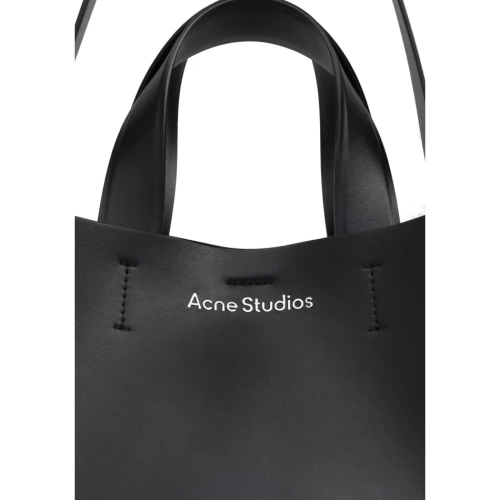 Indkøbstasker^Acne Studios Musubi Midi Shopper Taske Sort