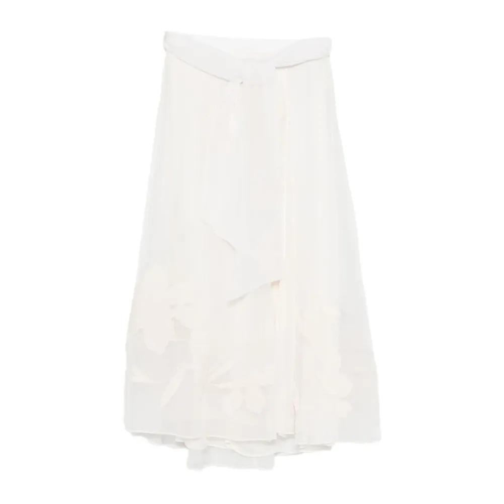 Nederdele<Forte Forte My Skirt Hvid