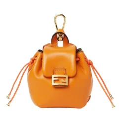 Tilbehør Til Tasker<Fendi Nano Backpack Charm Orange