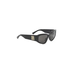 Solbriller|Solbriller^Balenciaga Nano D Frame Solbriller Sort