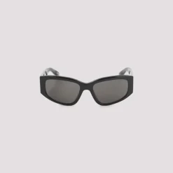 Solbriller|Solbriller^Balenciaga Nano D Frame Solbriller Sort
