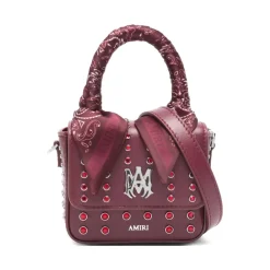 Bæltetasker<Amiri Nano MA Stud Bag Lilla