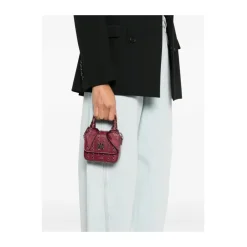 Bæltetasker<Amiri Nano MA Stud Bag Lilla