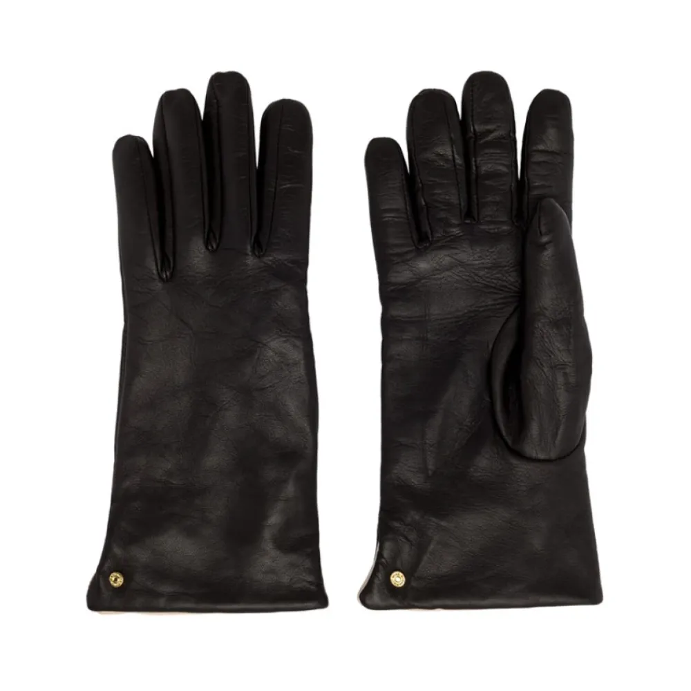 Handsker^Gianni Chiarini Napa Leather Gloves Sort
