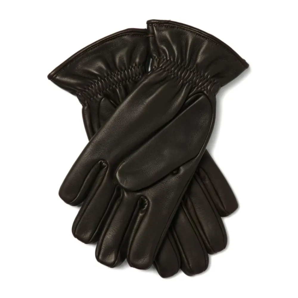 Handsker<Orciani Nappa Flake Læderhandsker Brun