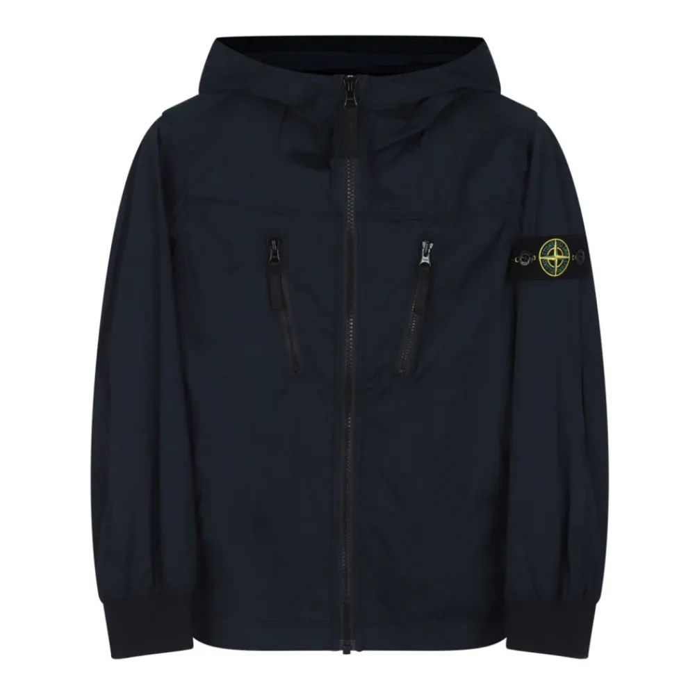 Jakker^Stone Island Navy Hættejakke Blå