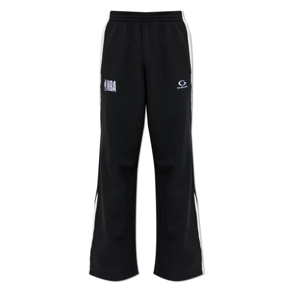 Bukser^Balenciaga NBA Collaboration Oversized Sweatpants Sort