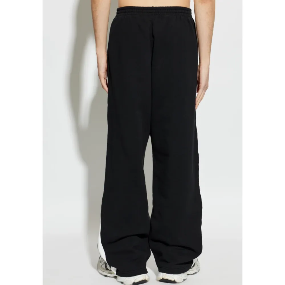 Bukser^Balenciaga NBA Collaboration Oversized Sweatpants Sort