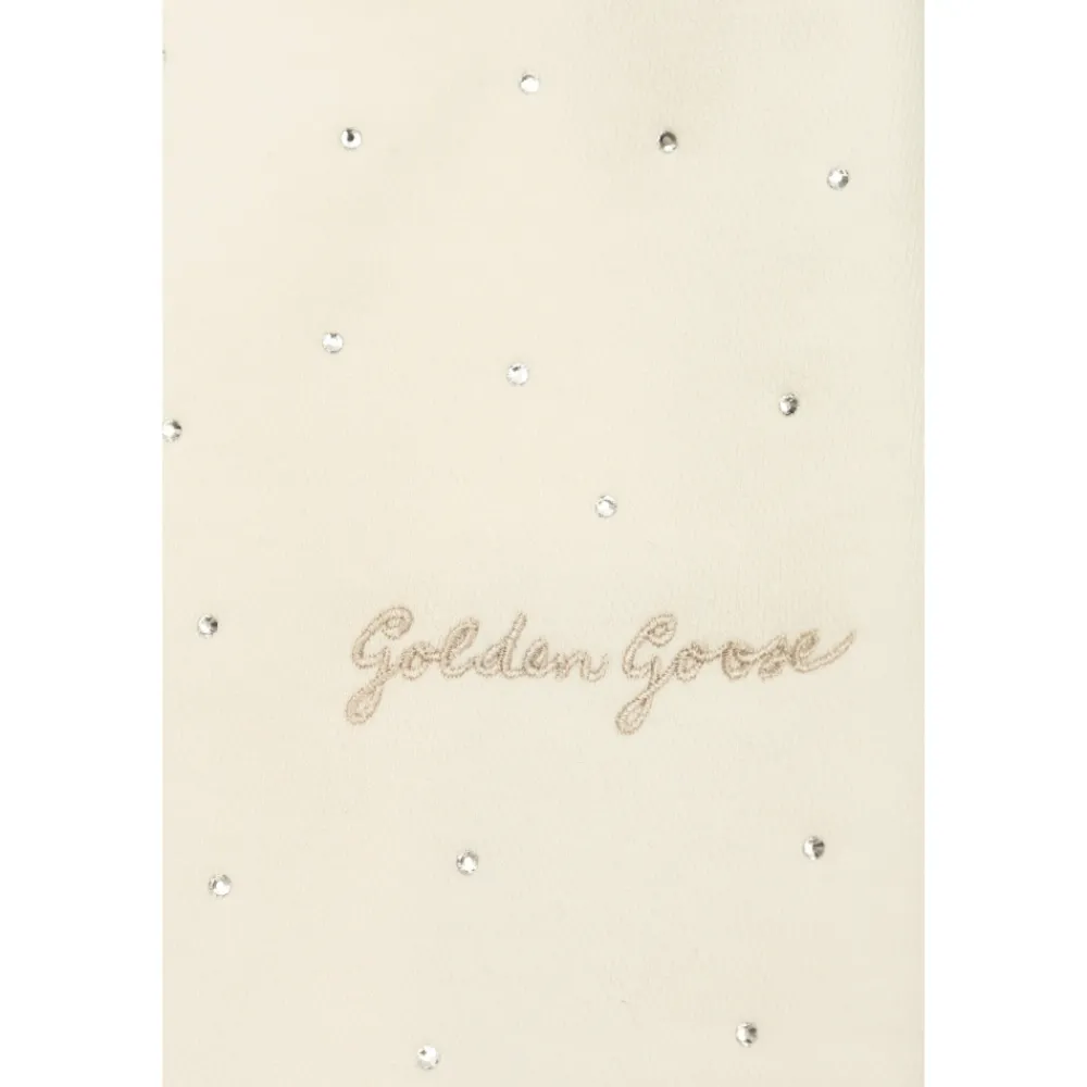 Kjoler & Nederdele^Golden Goose Nederdel med skinnende applikationer Beige