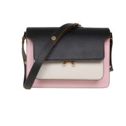 Skuldertasker<Marni Nero-Rosa-Nocciola Skuldertaske Multifarvet