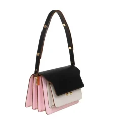 Skuldertasker<Marni Nero-Rosa-Nocciola Skuldertaske Multifarvet