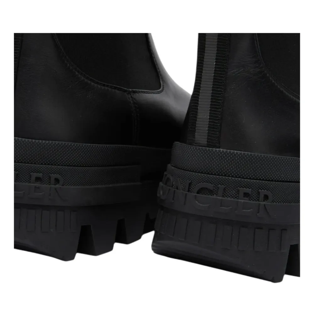 Chelsea Boots^Moncler Neue Chelsea High Støvler Sort