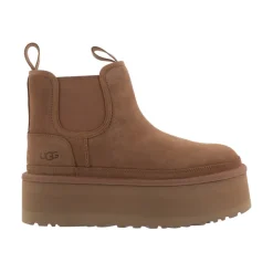 Støvler|Chelsea Boots<UGG Neumel Platform Chelsea Støvler Chestnut Brun