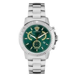 Ure^Versace NEW CHRONO Chronograph Ur Grå