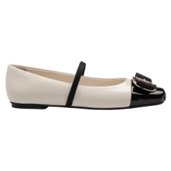 Pæne Sko<Ferragamo New Vara Ballerina Multifarvet